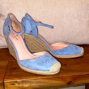 Kate Spade Giovanna Espadrilles Baby Blue Size 8 1/2